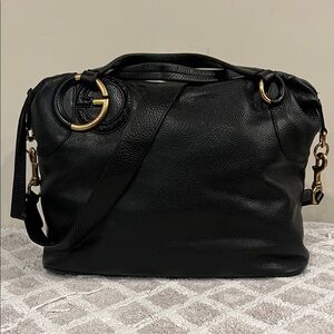 Authentic Gucci 2-way Leather Handbag